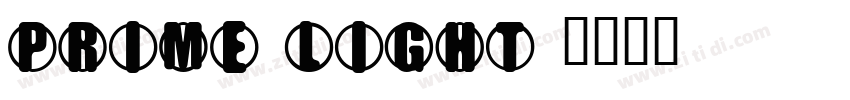 Prime Light 字体转换